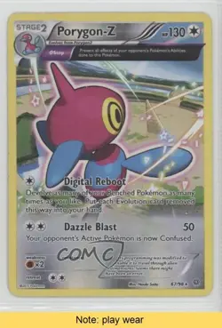 Porygon-Z Reverse Foil Pokemon XY Ancient Origins #67 READ 2f4 - Image 1