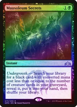 Mausoleum Secrets FOIL Guilds of Ravnica NM Black Rare MAGIC MTG CARD ABUGames - Image 1