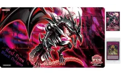 YuGiOh YCSJ 2022 Red-Eyes Black Dragon Official Duelset Playmat Card & Sleeve - Image 1