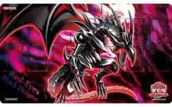 YuGiOh YCSJ 2022 Red-Eyes Black Dragon Official Duelset Playmat Card & Sleeve - Image 2