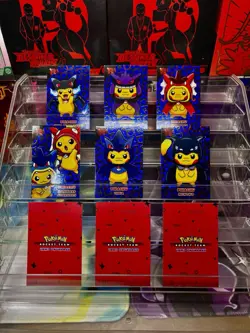 Pokemon card Database Team Rocket Pikachu Poncho Set Blue Fool - Image 2