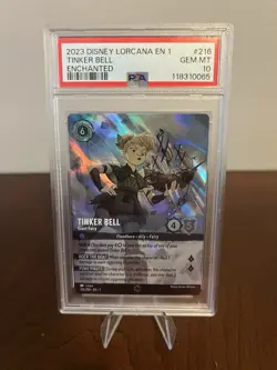 Disney Lorcana the First Chapter Tinker Bell Giant Fairy Enchanted Card PSA 10 - Image 2