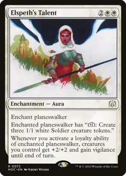 Elspeth's Talent Standard Commander: March of the Machine NM MTG - Image 1