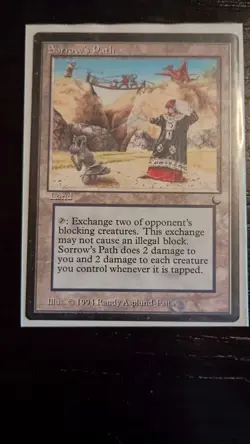 MTG Magic the Gathering Sorrow's Path the Dark NM Condition - Image 1