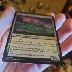 Magic The Gathering MTG - Rune-Sealed Wall Foil - FDN - Image 3