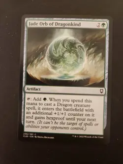 Jade Orb Of Dragonkind 236 Battle Baldur's Gate MTG Combine Ship 1-10 4.88 - Image 1