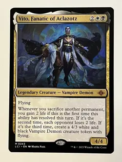 Vito, Fanatic of Aclazotz the Lost Caverns of Ixalan Non-Foil Regular MTG - Image 1