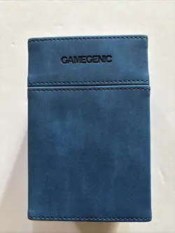 WATCHTOWER 100+ XL Blue / Dark Blue Deck Box GameGenic MTG Pokemon CCG Cards - Image 1