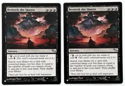 X2 MTG Shadowmoor (SHM 057) Beseech the Queen - NM - Uncommon - The List - Image 2