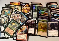 70+ Card Lot MTG Magic Gathering Burnt Offering Siege Wurm Uncommon foil ++ - Image 2