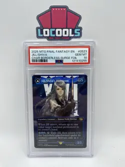 2025 MTG FINAL FANTASY #0523 JILL, SHIVA'S DOMINANT/SHIVA, WARDEN OF ICE PSA 10 - Image 1