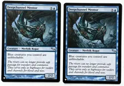X2 MTG Shadowmoor (SHM 035) Deepchannel Mentor - NM - Uncommon - The List - Image 2