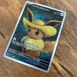 Eevee With Straw Hat Pokemon ACG Goddess Story Card Holo Foil Art Anime Cute Hot - Image 2
