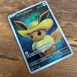 Eevee With Straw Hat Pokemon ACG Goddess Story Card Holo Foil Art Anime Cute Hot - Image 3