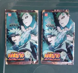 Curse Of The Sand Empty Booster Packs Naruto CCG Card Game (2) - Image 1