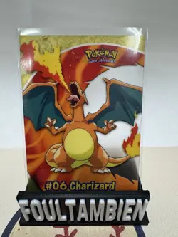 2000 Topps Pokemon TV Animation Series 2 #PC3 Charizard #06 Clear Card C13 - Image 1