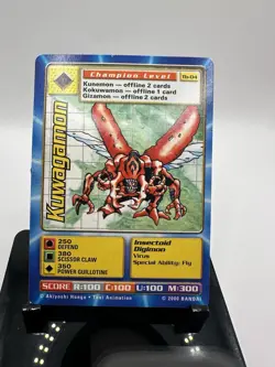 Digimon Kuwagamon Tb-04 Digi-Battle Taco Bell Promo Card 2000 Bandai Vintage - Image 1