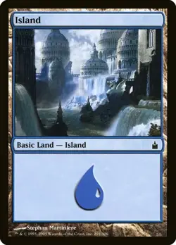 Island (#291) - Foil Ravnica: City of Guilds MP MTG - Image 1