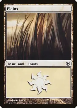 2x Plains (#233) - Foil Scars of Mirrodin MP MTG - Image 1