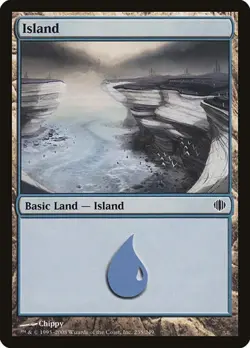 2x Island (#235) - Foil Shards of Alara MP MTG - Image 1