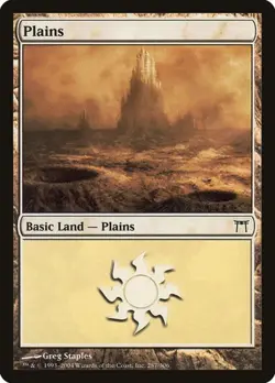 2x Plains (#287) - Foil Champions of Kamigawa MP MTG - Image 1