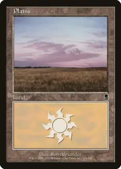 Plains (#334) - Foil Odyssey MP MTG - Image 1