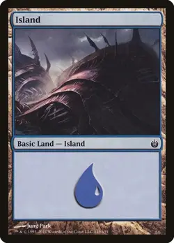 Island (#149) - Foil Mirrodin Besieged MP MTG - Image 1
