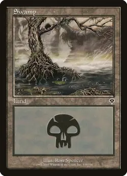 Swamp (#339) - Foil Invasion MP MTG - Image 1