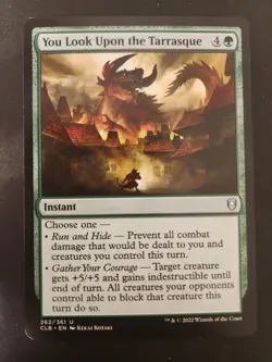 You Look Upon The Tarrasque 262 Battle Baldur's Gate MTG Combine Ship 1-10 4.88 - Image 1