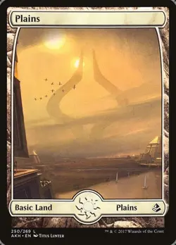 2x Plains (#250) - Foil Amonkhet MP MTG - Image 1