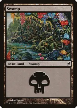 Swamp (#291) - Foil Lorwyn MP MTG - Image 1