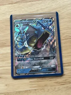 Pokemon Sun & Moon Gyarados GX SM212 Black Star Promo Holo LP - Image 1