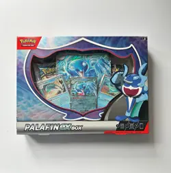 Pokemon TCG: Palafin ex Collection Box New Sealed 4 Boosters - Image 1