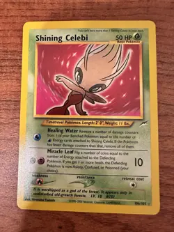 Pokemon TCG Shining Celebi 106/105 Neo Destiny - Image 1