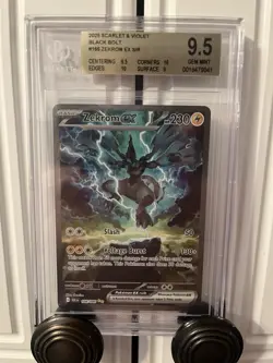 Pokemon Zekrom EX Sir Black Bolt 166/086 English Edition BGS 9.5 - Image 1
