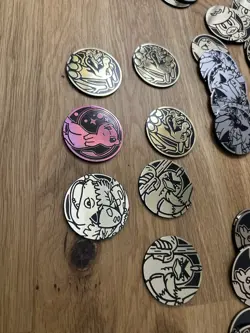 Lot of 60 Official Pokemon TCG Coins Rare Pink Purple Mew Charizard Bulbasaur - Image 2