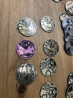 Lot of 60 Official Pokemon TCG Coins Rare Pink Purple Mew Charizard Bulbasaur - Image 3