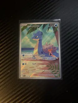 Pokemon Misty’s Lapras 194/182 Destined Rivals Full Art Illustration Rare NM A3 - Image 1