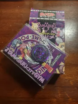 Pokemon Japanese Yamabuki City Gym Coin Deck Box and Booklets Lot of 3 - Image 1