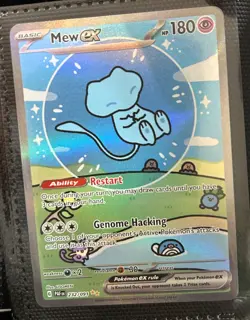 pokemon cards MEW EX mint condition never taken out of sleeve no marks - Image 1