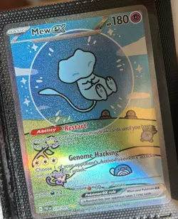 pokemon cards MEW EX mint condition never taken out of sleeve no marks - Image 2