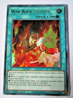 Yugioh! War Rock Dignity Liov-En089 1st Ed Light Play!! - Image 1