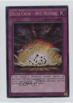 SCR - Delta Crow Anti Reverse 1st Ed. YuGiOh Legendary Collection 5Ds MegaPack - Image 1