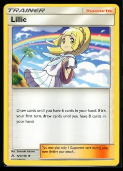 2018 Sun & Moon - Ultra Prism Lillie #125 Non Holo Pokemon Card - Image 1