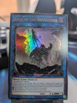 YuGiOh! Rock of the Vanquisher WISU-EN022 Ultra Rare 1st Ed - Image 1