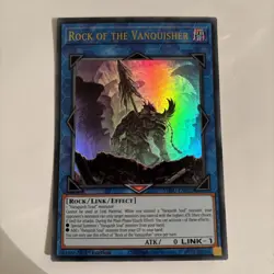 YuGiOh! Rock of the Vanquisher WISU-EN022 Ultra Rare 1st Ed - Image 1