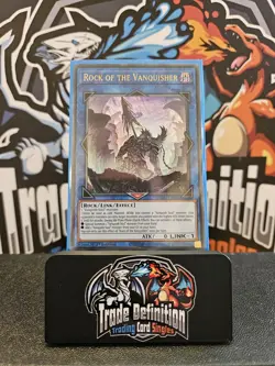YuGiOh! Rock of the Vanquisher WISU-EN022 Ultra Rare 1st Ed - Image 1