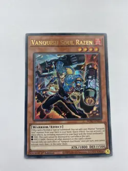 YuGiOh! Vanquish Soul Razen WISU-EN016 1st Ed - Image 1