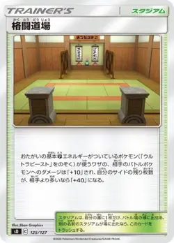 Pokemon Card Martial Arts Dojo - 125/127 sd V Starter Decks Japanese - Image 1
