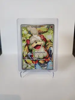Pokemon Twilight Masquerade Hisuian Growlithe TCG Card 181/167 NM Condition - Image 1